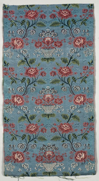 Length of Brocaded Silk, 1700s. Creator: Unknown.
