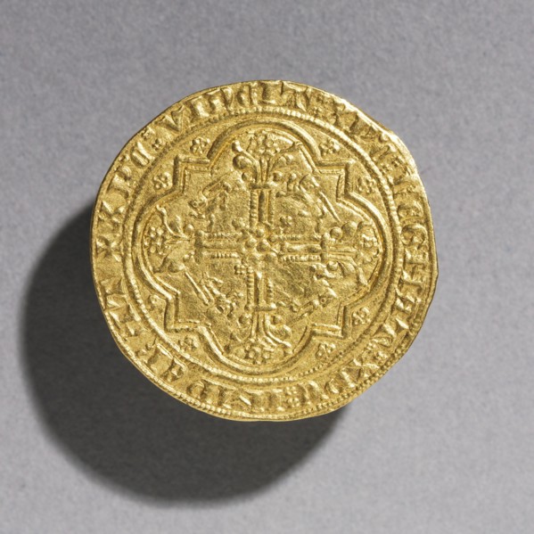Leopard dOr of Edward III of England (reverse), 1327-1377. Creator: Unknown.