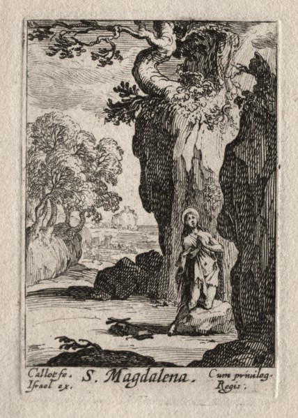 Les Penitents: St. Madeleine repentante. Creator: Jacques Callot (French, 1592-1635).