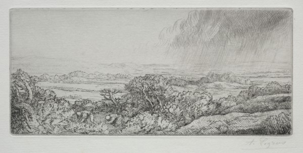 Les Ramasseurs des Champignons. Creator: Alphonse Legros (French, 1837-1911).