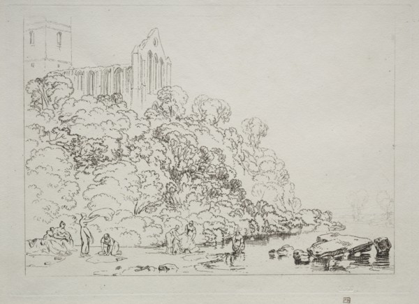 Liber Studiorum: Dumblain Abbey, Scotland. Creator: Joseph Mallord William Turner (British, 1775-1851).
