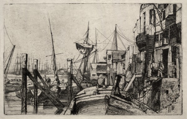Limehouse, 1859. Creator: James McNeill Whistler (American, 1834-1903).