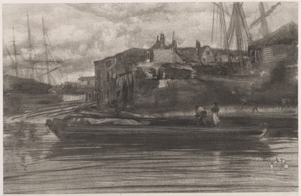 Limehouse, 1878. Creator: James McNeill Whistler (American, 1834-1903).