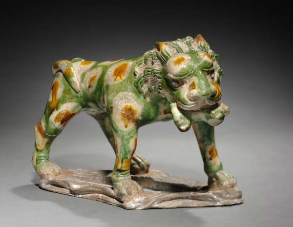Lion with Cub in Mouth, 618-907. Creator: Unknown.