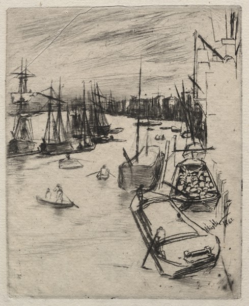 Little Wapping, 1861. Creator: James McNeill Whistler (American, 1834-1903).