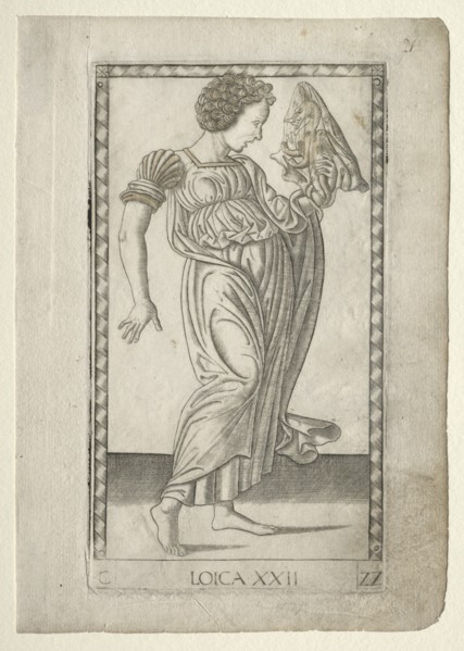 Logic (from the Tarocchi, series C: Liberal Arts, #22), before 1467. Creator: Master of the E-Series Tarocchi (Italian, 15th century).