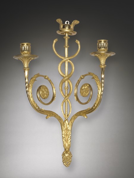 Louis XVI Style Candle Bracket, c. 1775-1790. Creator: Unknown.