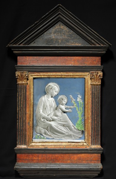 Madonna and Child, c. 1460-1470. Creator: Luca della Robbia (Italian, 1400 ?-1482).