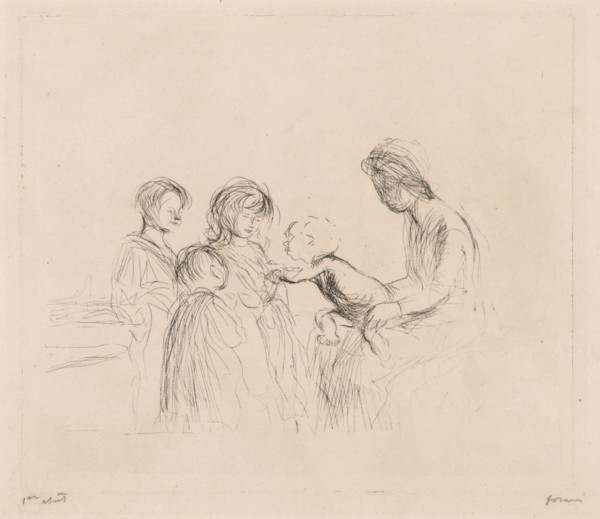 Madonna and Children. Creator: Jean Louis Forain (French, 1852-1931).