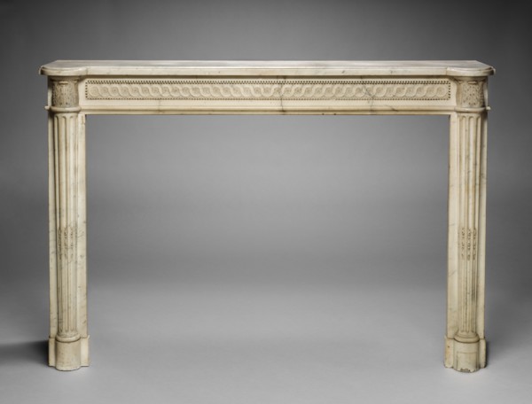 Mantel and Hearth , c. 1770-1790. Creator: Unknown.