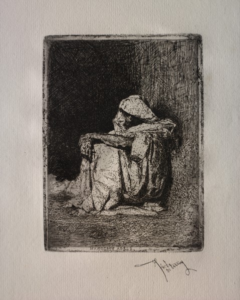 Marocain assis. Creator: Mariano Fortuny y Carbó (Spanish, 1838-1874).