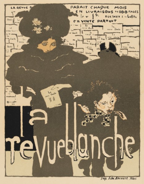 Masters of the Poster: Pl. 38, La Revue Blanche , 1894. Creator: Pierre Bonnard (French, 1867-1947); Ancourt, Paris.