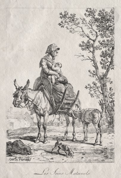 Maternal Care. Creator: Carle Vernet (French, 1758-1836).