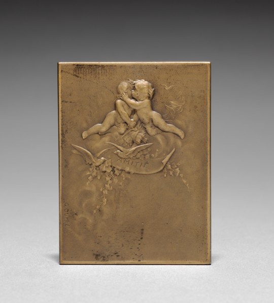 Medallion (reverse). Creator: Jules Dupré (French, 1811-1889).