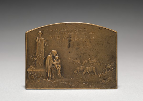 Medallion (reverse). Creator: Jules Dupré (French, 1811-1889).