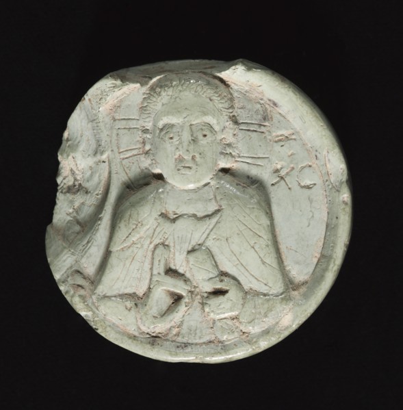 Medallion with Christ, c. 1200-1400. Creator: Unknown.
