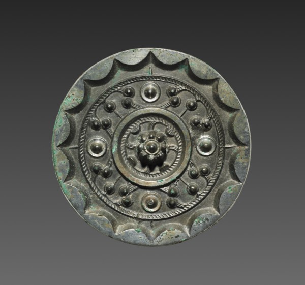 Mirror with Clouds and Nebulae, 200-100 BC. Creator: Unknown.
