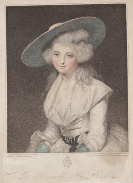 Miss Anne Bingham. Creator: Francesco Bartolozzi (British, 1727-1815).