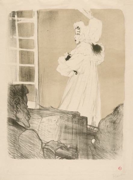 Miss May Belfort, 1895. Creator: Henri de Toulouse-Lautrec (French, 1864-1901).