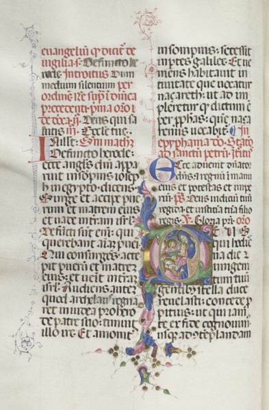 Missale: Fol. 30v: Adoration of the Magi, 1469. Creator: Bartolommeo Caporali (Italian, c. 1420-1503).