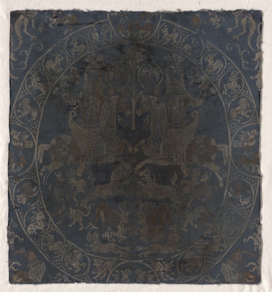 Modern Reproduction of the Bahram Gur silk in Berlin, c. 1895 (?). Creator: Unknown.