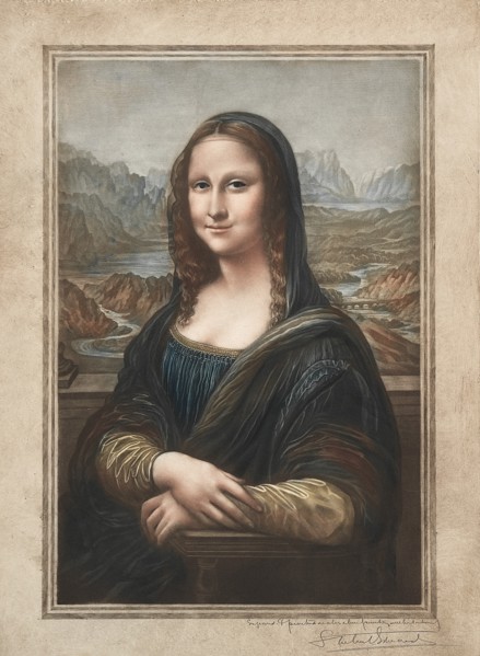 Mona Lisa, 19th-20th century. Creator: Samuel Arlent-Edwards (American, 1862-1938).