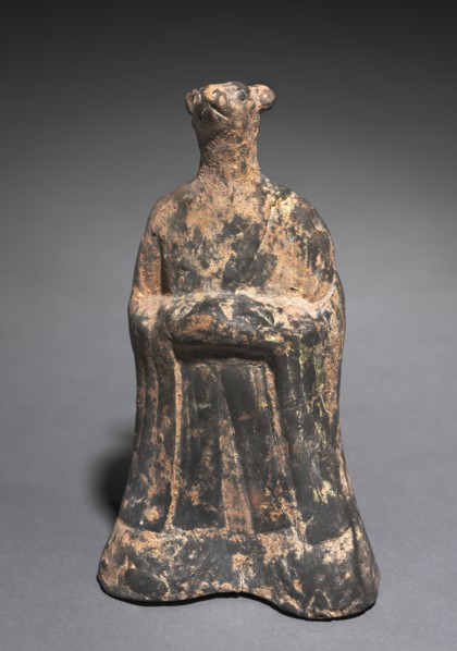 Mortuary Figure of the Zodiac Sign: Tiger (Gemini), 500s. Creator: Unknown.