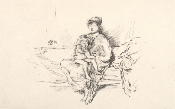 Mother and Child, No. 2, 1890. Creator: James McNeill Whistler (American, 1834-1903).