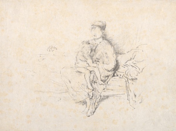 Mother and Child, No. 2, 1896. Creator: James McNeill Whistler (American, 1834-1903).