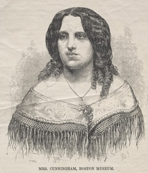 Mrs. Cunningham, Boston Museum, 1859. Creator: Winslow Homer (American, 1836-1910).