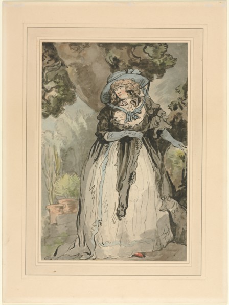 Mrs. Samuel Howitt, 1700s. Creator: George Murgatroyd Woodward (British, 1760-1809).