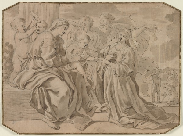 Mystic Marriage of St. Catherine. Creator: Unknown.
