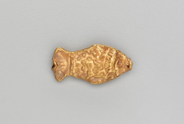 Necklace Bead in the Form of a Fish, 185-72 BC. Creator: Unknown.