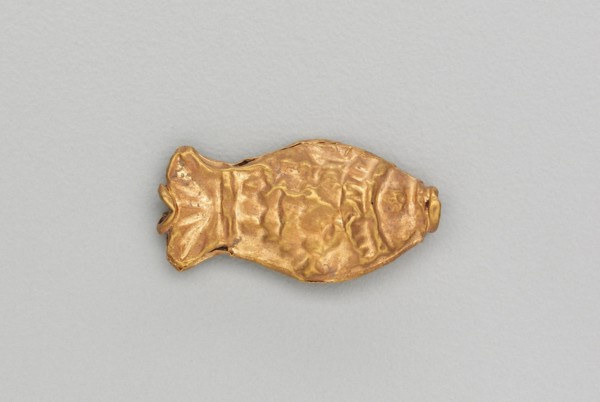 Necklace Bead in the Form of a Fish, 185-72 BC. Creator: Unknown.