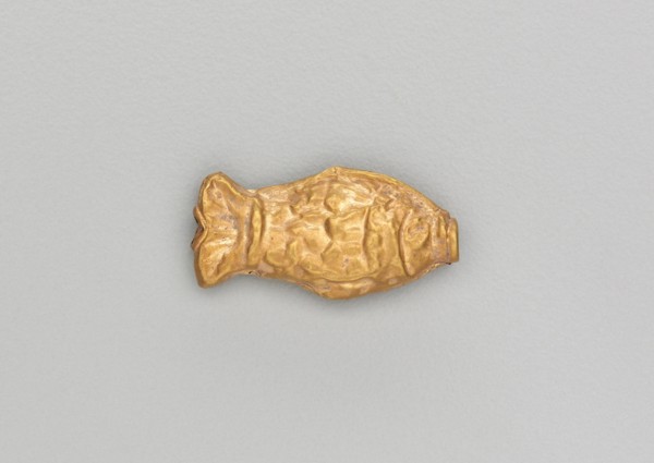 Necklace Bead in the Form of a Fish, 185-72 BC. Creator: Unknown.