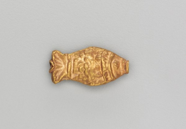 Necklace Bead in the Form of a Fish, 185-72 BC. Creator: Unknown.