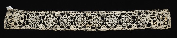 Needlepoint (Reticella) Lace Insertion, 16th century. Creator: Unknown.
