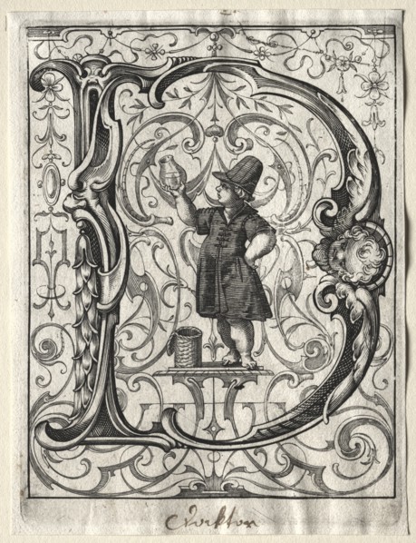 New ABC Booklet: D, 1627. Creator: Lucas Kilian (German, 1579-1637).