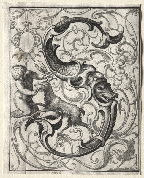 New ABC Booklet: S, 1627. Creator: Lucas Kilian (German, 1579-1637).