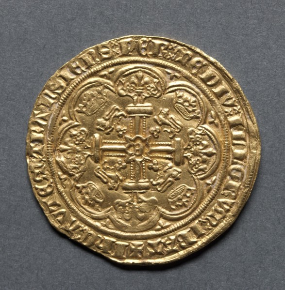 Noble (reverse), 1363-1369. Creator: Unknown.