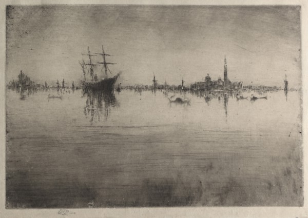 Nocturne, 1880. Creator: James McNeill Whistler (American, 1834-1903).