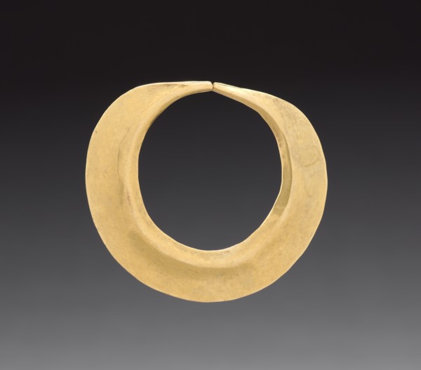Nose Ornament, c. 400-1000. Creator: Unknown.