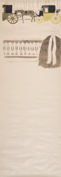 Nursemaids? Promenade, Frieze of Carriages , 1895. Creator: Pierre Bonnard (French, 1867-1947); Molines, 20 rue Laffitte, Paris.