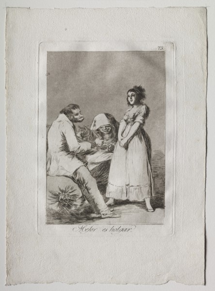Ochenta Caprichos: It is Better to be Lazy, 1793-1798. Creator: Francisco de Goya (Spanish, 1746-1828).