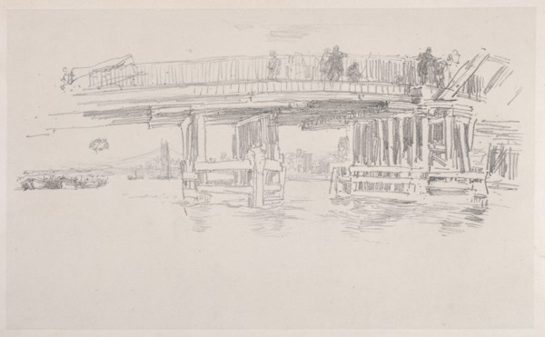 Old Battersea Bridge. Creator: James McNeill Whistler (American, 1834-1903).
