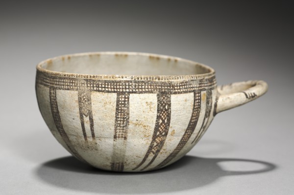 One-Handled Bowl, c. 1450-1200 BC. Creator: Unknown.