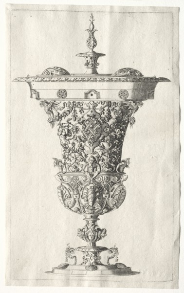 Ornamental Vase, 1500s. Creator: Wenzel Jamnitzer I (German, 1508/09-1585).