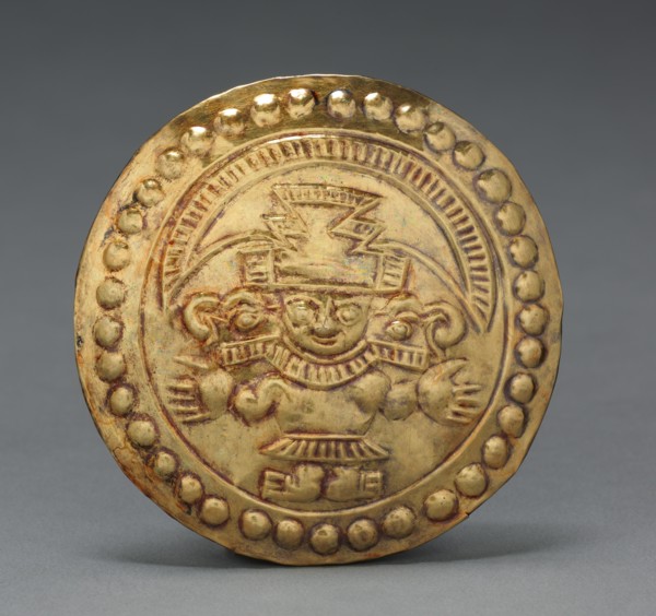 Pair of Ear Flare Frontals, Chimú style (900-1470). Creator: Unknown.