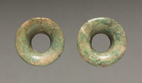 Pair of Ear Ornaments, 150-200. Creator: Unknown.