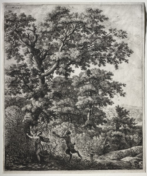Pan and Syrinx. Creator: Anthonie Waterloo (Dutch, 1609/10-1690).